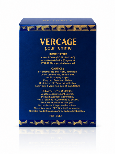 Парфумована вода Vercage Delan Blue pour femme 100ml 00277 фото