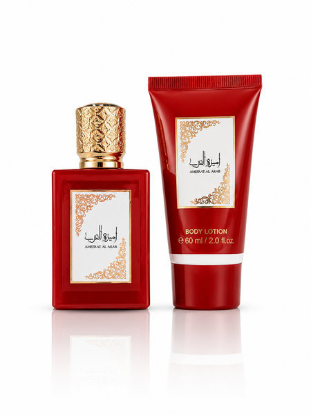 Zestaw prezentowy (perfumy + balsam do ciała) Ameerat Al Arab