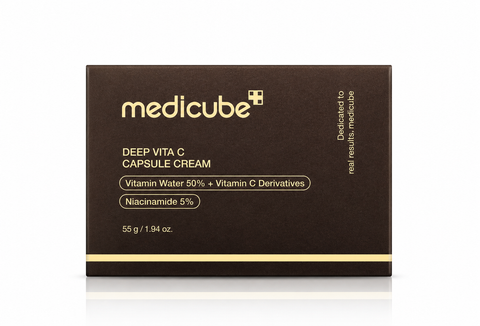 MEDICUBE Капсульний гелевий крем Deep Vita C Capsule Cream освітлювально-зміцнювальний крем, 55 г 00188 фото